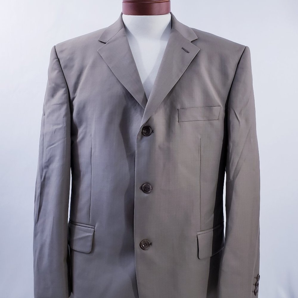 Alexandre London Mens Blazer Suit Jacket 40S‎ Brown